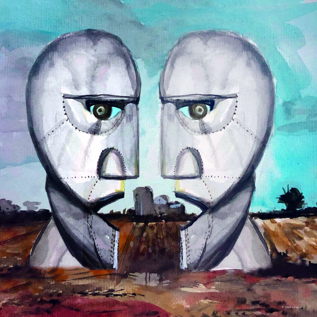 Aquarela inspirada no álbum The Division Bell